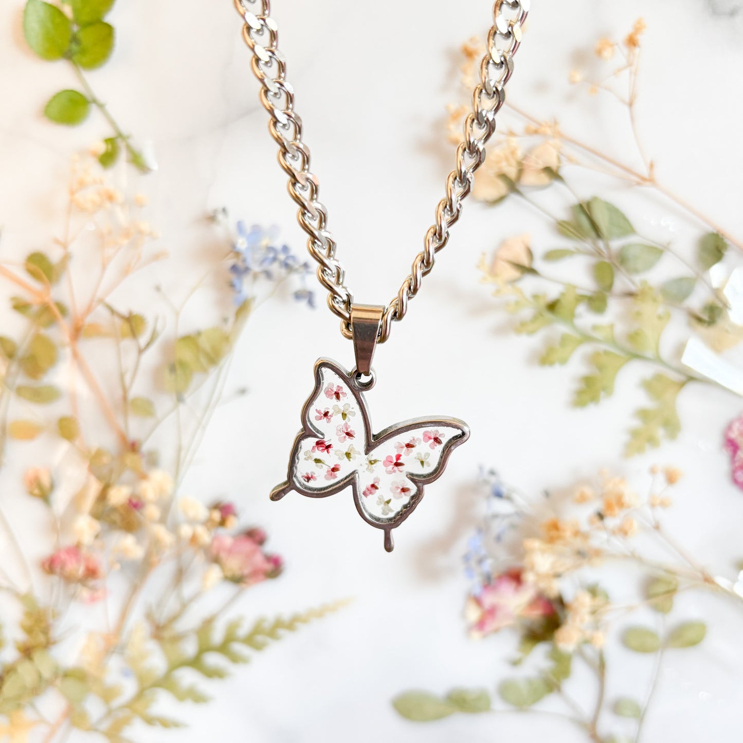 Chunky Butterfly Necklace